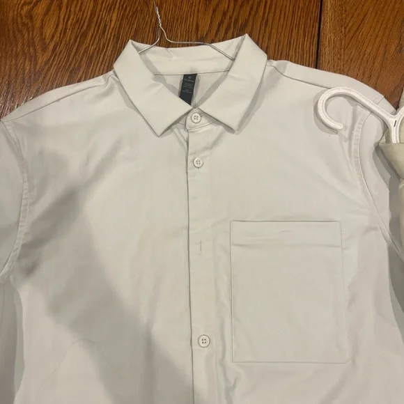 lululemon athletica White and Cream Dress Shirts - Picture 3 of 5